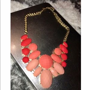 Cute Pink & Gold Necklace